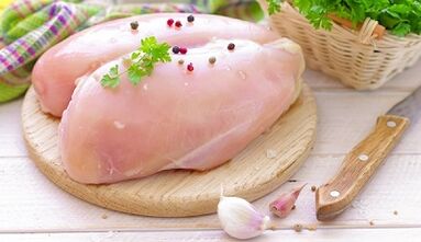 Chicken day of six-petal diet